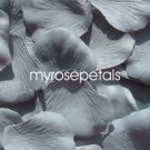 Petals - 1000 Silk Rose Petals Wedding Favors - Solid Colors - Grey