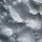 Petals - 1000 Silk Rose Petals Wedding Favors - Solid Colors - Silver