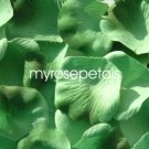 Petals - 1000 Silk Rose Petals Wedding Favors -  Two Tone - Light/Dark Green