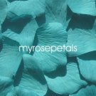 Petals - 200 Silk Rose Petals Wedding Favors - Solid Colors - Aqua