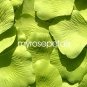 Petals - 200 Silk Rose Petals Wedding Favors - Solid Colors - Lime Green