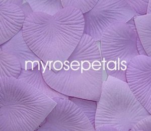 Petals - 200 Heart Wedding Silk Rose Flower Petals Wedding Favors - Lavender