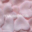 Petals - 200 Heart Wedding Silk Rose Flower Petals Wedding Favors - Pale Pink
