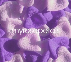 Petals - 200 Heart Wedding Silk Rose Flower Petals Wedding Favors - Lavender & Pale Pink