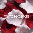 Petals - 200 Wedding Silk Rose Flower Petals Wedding Favors - Burgundy & Pale Pink