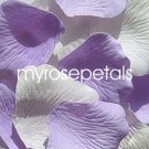 Petals - 200 Wedding Silk Rose Flower Petals Wedding Favors - Lavender & White