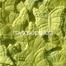 Petals - 200 Butterfly Shaped Silk Rose Petals - Wedding Favors - Lime Green