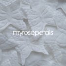 Petals - 200 Butterfly Shaped Silk Rose Petals - Wedding Favors - White