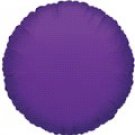 12 Mylar/Foil Balloons Lot Wedding/Party- Round - 18" - Purple