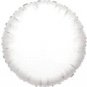 12 Mylar/Foil Balloons Lot Wedding/Party- Round - 18" - White