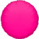 12 Mylar/Foil Balloons Lot Wedding/Party- Round - 18" - Hot Pink