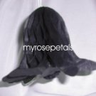 Honeycomb Bells - Bridal/Wedding/Anniversary Decor - 5" (6 count) - Black