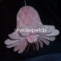 Honeycomb Bells - Bridal/Wedding/Anniversary Decor - 9" (2 count) - Pink