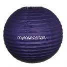 Party Paper Lantern-Round 12"-Luau Supplies- Oriental/Chinese Lamps - Purple