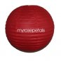 Party Paper Lantern-Round 12"-Luau Supplies- Oriental/Chinese Lamps - Red