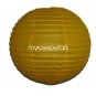 Party Paper Lantern-Round 16"-Luau Supplies- Oriental/Chinese Lamps - Yellow