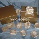 Glossy Favor Boxes - 4"x 4" x 2" Gold - (10 pcs) Wedding/Shower/Party Favors