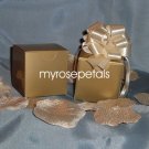 Glossy Favor Boxes - 2"x 2" x 2" Gold - (50 pcs) Wedding/Shower/Party Favors