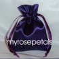 Satin Wedding Favor Bags/Pouches - 4"x6" - Purple (10 Bags)