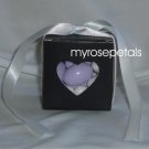 Favor Boxes - Transparent Heart - Black - (100 pcs) Wedding/Shower/Party Favors