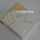 Favor Boxes - Bridal White Gown/Dress - 2" x 2" x 2" - (50 pcs) Wedding/Shower/Party Favors