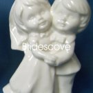 Porcelain Wedding Bride and Groom Cake Topper - Wedding Decoration / Gift - (HS90320)