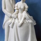 Porcelain Wedding Bride and Groom Cake Topper - Wedding Decoration / Gift - (HS90312)