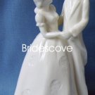 Porcelain Wedding Bride and Groom Cake Topper - Wedding Decoration / Gift - (HS90305)
