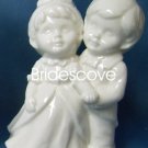 Porcelain Wedding Bride and Groom Cake Topper - Wedding Decoration / Gift - (HS90322)