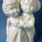 Porcelain Wedding Bride and Groom Cake Topper - Wedding Decoration / Gift - (HS90319)