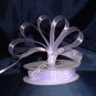 Sheer Organza Ribbon Mono Edge - 3/8" - 25 Yards (75 FT) - Lavender