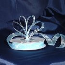 Sheer Organza Ribbon Mono Edge - 5/8" - 25 Yards (75 FT) - Baby Blue