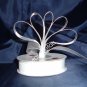 Sheer Organza Ribbon Mono Edge - 5/8" - 25 Yards (75 FT) - White