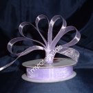 Sheer Organza Ribbon Mono Edge - 5/8" - 25 Yards (75 FT) - Lavender