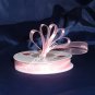 Sheer Organza Ribbon Mono Edge - 5/8" - 25 Yards (75 FT) - Pink