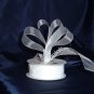Sheer Organza Ribbon Mono Edge - 7/8" - 25 Yards (75 FT) - White