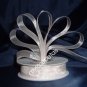 Sheer Organza Ribbon Mono Edge - 7/8" - 25 Yards (75 FT) - Ivory