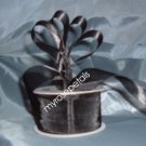 Sheer Organza Ribbon Mono Edge - 1.5" - 25 Yards (75 FT) - Black