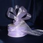 Sheer Organza Ribbon Mono Edge - 1.5" - 25 Yards (75 FT) - Lavender