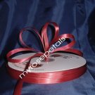 Ribbon - Satin Ribbon- 3/8" Single Face 100 Yards (300 FT) - Burgundy-Sewing- Craft - Wedding Favors