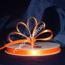 Ribbon - Satin Ribbon- 3/8" Single Face 100 Yards (300 FT) -Orange-Sewing-Craft -Wedding Favors