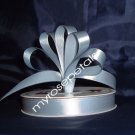Ribbon - Satin Ribbon- 5/8" Single Face 50 Yards (150 FT) - Dusty Blue-Sewing-Craft- Wedding Favors
