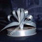 Ribbon - Satin Ribbon- 5/8" Single Face 50 Yards (150 FT) - Dusty Blue-Sewing-Craft- Wedding Favors