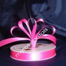 Ribbon - Satin Ribbon- 5/8" Single Face 50 Yards (150 FT) - Hot Pink-Sewing-Craft- Wedding Favors