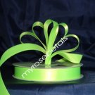 Ribbon - Satin Ribbon- 5/8" Single Face 50 Yards (150 FT) - Lime Green-Sewing-Craft- Wedding Favors