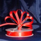 Ribbon - Satin Ribbon- 5/8" Single Face 50 Yards (150 FT) - Red -Sewing-Craft- Wedding Favors
