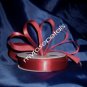 Ribbon - Satin Ribbon- 7/8" Single Face 50 Yards (150 FT) - Bugundy-Sewing - Craft - Wedding Favors