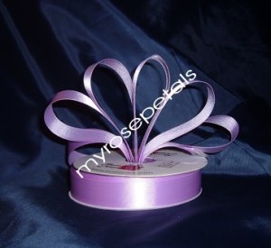 Ribbon - Satin Ribbon- 7/8" Single Face 50 Yards (150 FT) - Lavender -Sewing-Craft - Wedding Favors