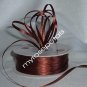 Satin Ribbon- 1/8" Double Face 100 Yards (300 FT) - Brown - Sewing - Craft - Wedding Favors