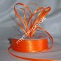 Satin Ribbon- 1/8" Double Face 100 Yards (300 FT) - Orange -Sewing-Craft-Wedding Favors